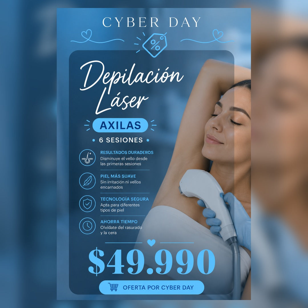 Depilación Láser - Axilas - Oferta Cyber Day