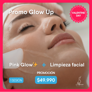 Promo Glow Up - Pink Glow + Limpieza Facial Profunda (1 Sesión)