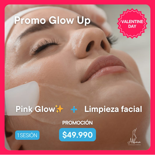 Promo Glow Up - Pink Glow + Limpieza Facial Profunda (1 Sesión)