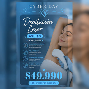 Depilación Láser - Axilas - Oferta Cyber Day