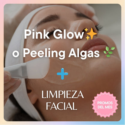 Promoción Peeling de Algas o Pink Flow + Limpieza Facial Profunda Gold