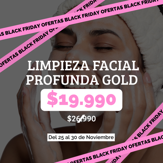 LIMPIEZA FACIAL PROFUNDA GOLD – Oferta Especial BLACK