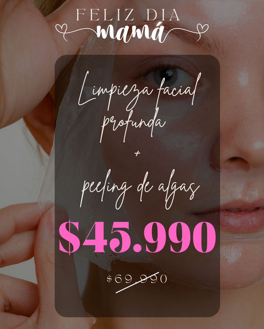 Limpieza Facial Profunda + Peeling de Algas - Especial Día de la Madre
